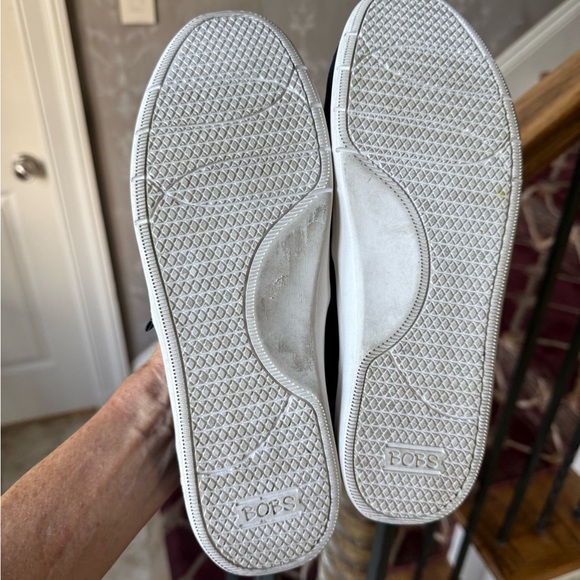 BOBS ladies arch fit slip on shoe navy excellent condition size 9 sketchers - Picture 10 of 14
